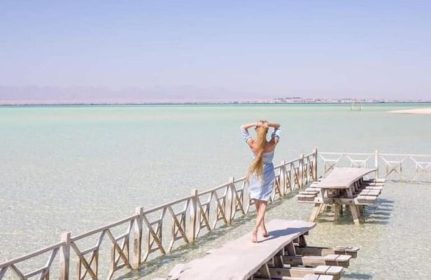 Orange Bay Island Snorkeling Trip with Parasailing - Hurghada