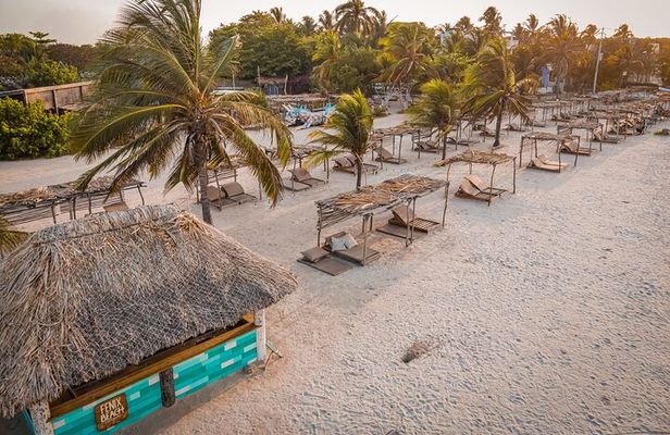 Island Beach Day in Cartagena