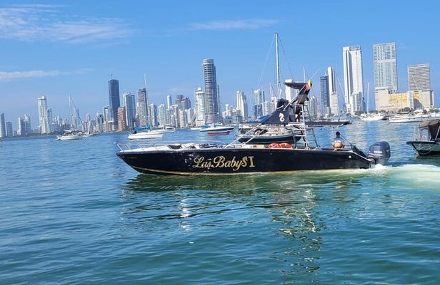 Full Day Private Boat Rent to Rosario and Barú Island