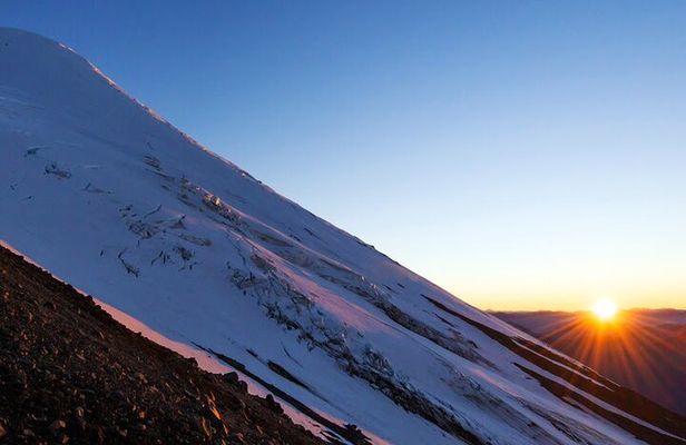 Sunrise Hike up to the Glacier of Osorno Volcano