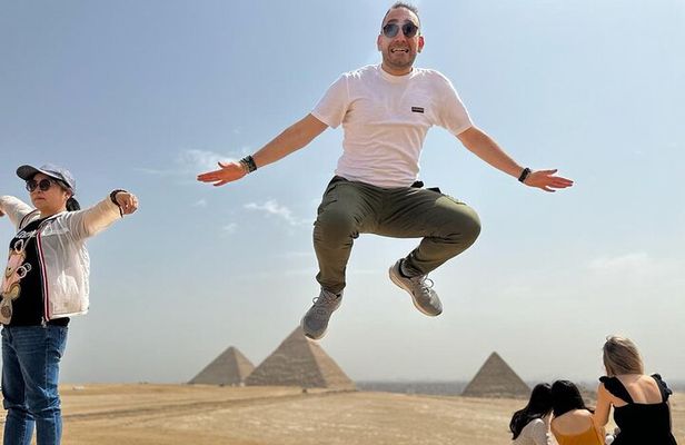 Giza Pyramids, Camel Ride, ATV & Shopping Tour with Dinner Cruise