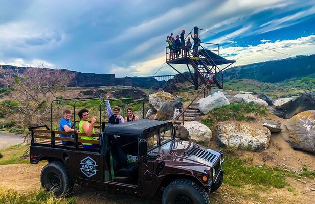 Zipline Adventure in the Snake River Canyon