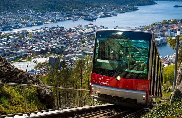 Guided day tour - Mostraumen Cruise, City Walk & Flöyen Funicular
