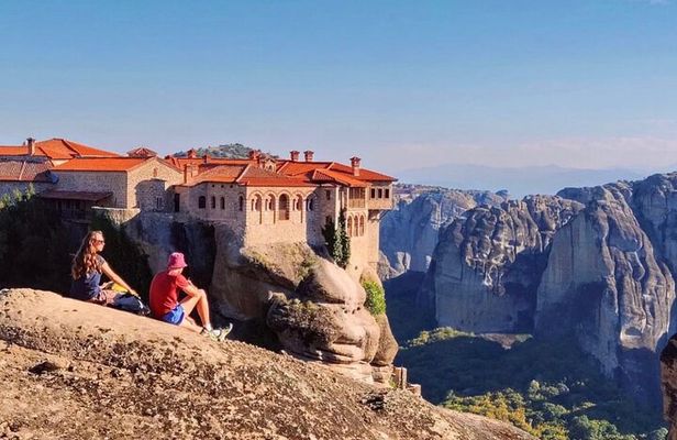 Meteora Monasteries & Caves DayTrip from Athens with Greek Lunch