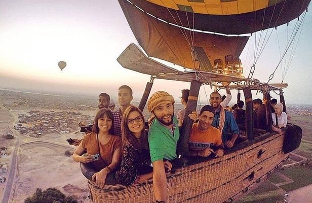 Hot Air Balloon Flight in Luxor with Pickup