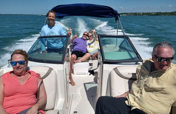 3-hour Private Boat Tour in Clearwater Florida Up to 6 People