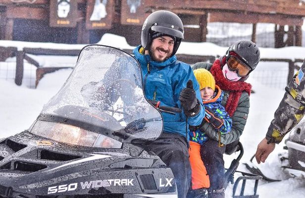 Snow Day Adventure: Hike & Moto Ski at Llanos del Castor