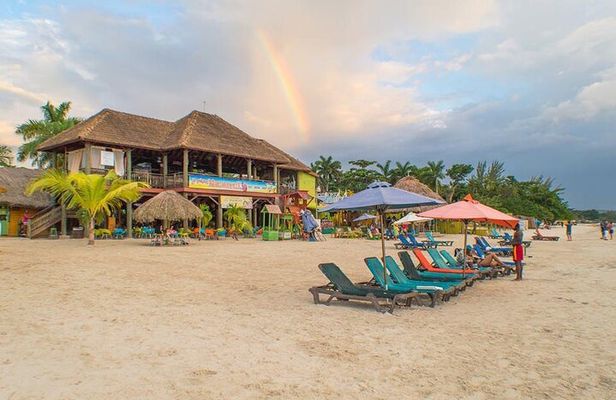 Negril 7 miles beach day & Parasailing then Rick's cafe chill