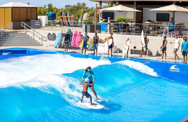 Surf Activity on the Wai Kai Wave in Ewa Beach