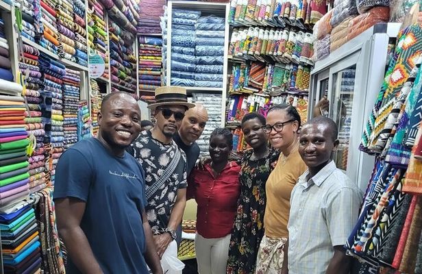 Half-Day Guided Fabric Tour in Ghana