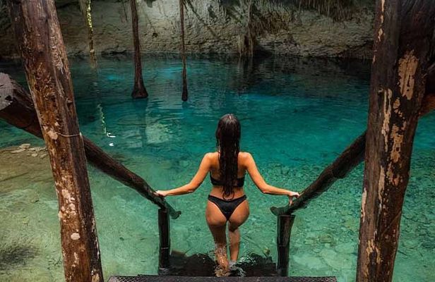 Floating Breakfast+Cavern Tour includes entrance to the cenote-Temazcal