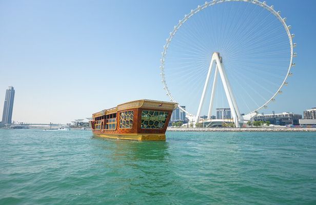 Luxury Dubai Marina Dhow Dinner Cruise With Private Transfer