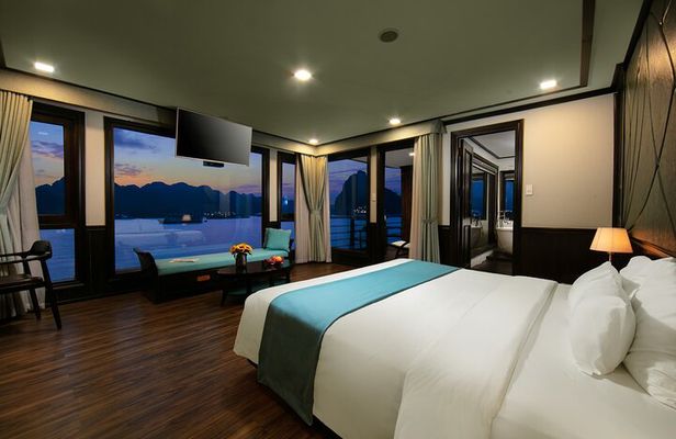 Peony Cruise 5* Halong Bay 3 days 2 nights with 2 ways transfer