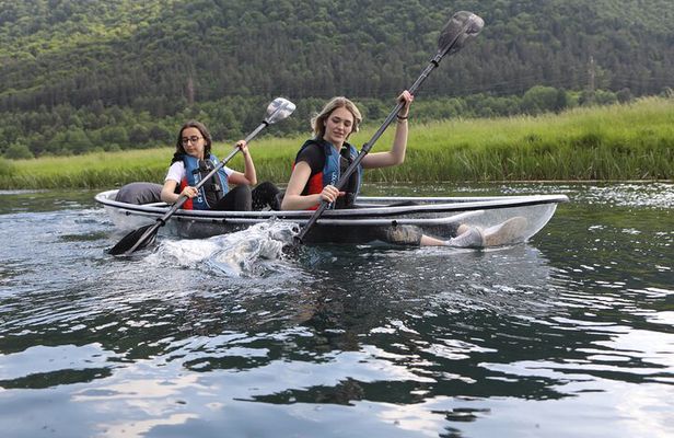 Clear Kayak On River Gacka