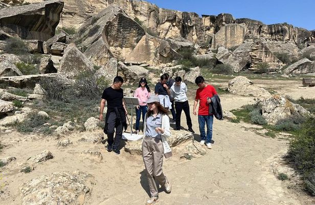 Qobustan - Absheron, Mud Volcanoes, Ateshgah, Yanardag Day Tour