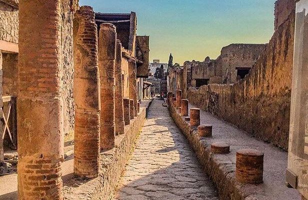 Pompeii Tour and Tasting at the Vesuvius Cellars from Ravello
