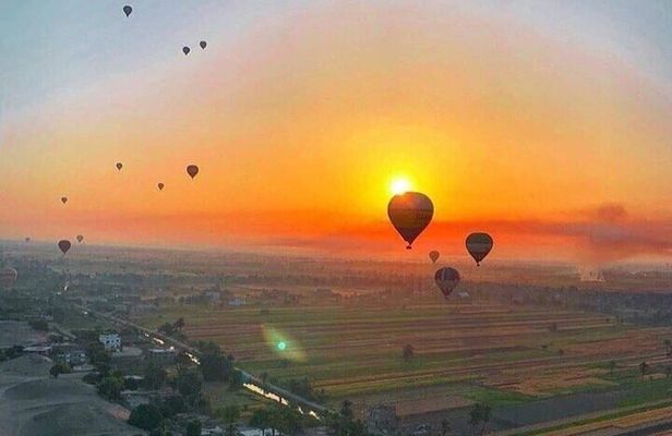 Luxury Hot Air Balloon with Karnak and Luxor Temples
