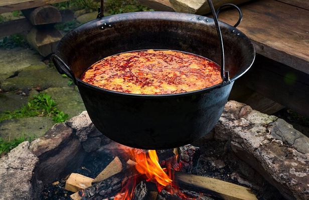 4-Hour Open Air Gulash Cooking with nature in Hungary