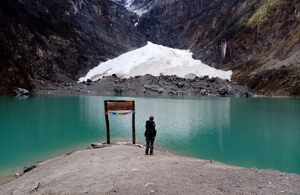 Exciting Kaupche Glacier Lake Very Short Trek from Pokhara Nepal
