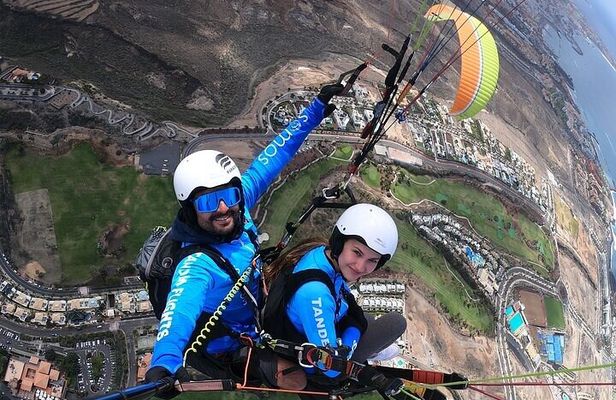 Paragliding Tandem Flight in Tenerife South ADRENALINE! 