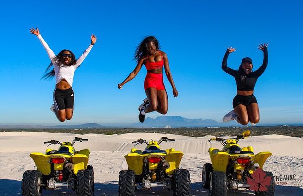 Quad bike in the Atlantis sand dunes Cape Town