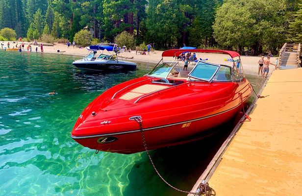 Private Boat Charter Emerald Bay in the Grateful Red