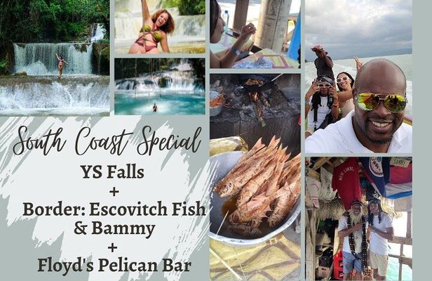 Full Day to YS Falls, Border & Floyd's Pelican Bar