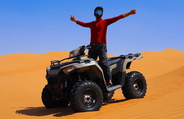 Polaris 570cc (4x4 )Quad Bike Ride +Sand Boarding- Red Dunes