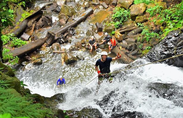 Zip Line with Canyoning Waterfall Adventure in Vista Los Sueños