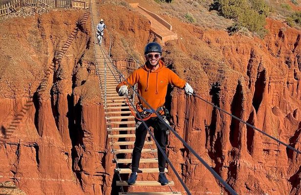 Atlas Mountain Zip Line And waterfalls berber villages with camel