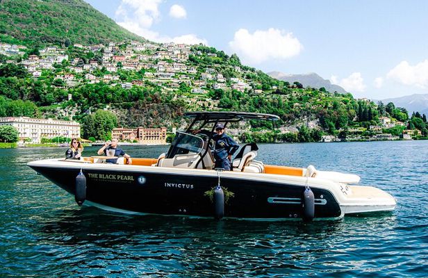 1H Luxury Cruise Como Lake Tender Yacht Invictus 9 Pax