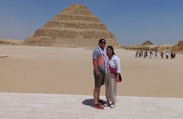 Giza Pyramids,Sphinx,Saqqara and Memphis with Lunch& Camels Ride
