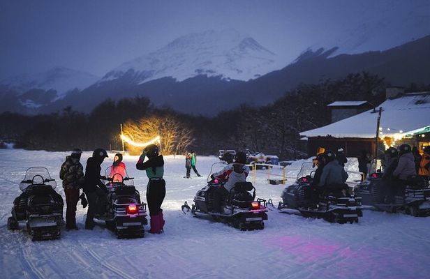 Ushuaia Night Adventure: Snowshoeing and Snowmobiling