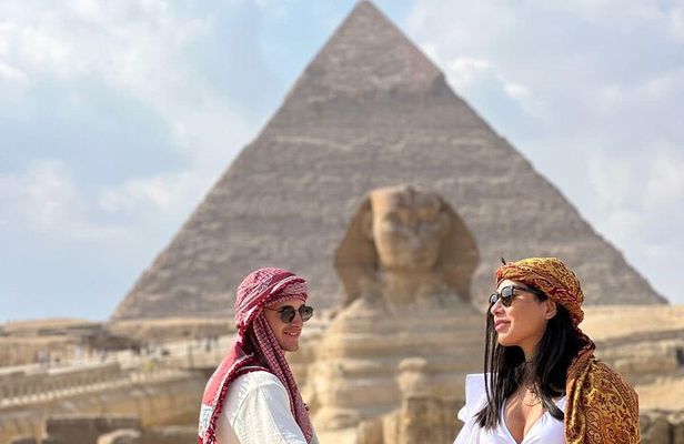 Private Giza Pyramids, Egyptian Museum, Sphinx Camel&Ride Lunch