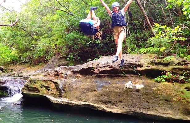 Okinawa Iriomote Mangrove SUP or Canoe and Splash Canyoning Tour