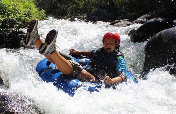 La Leona Waterfall Hike and River Tubing