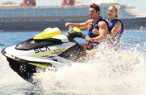Jetski Ride Activity in El Medano Beach of Mexico