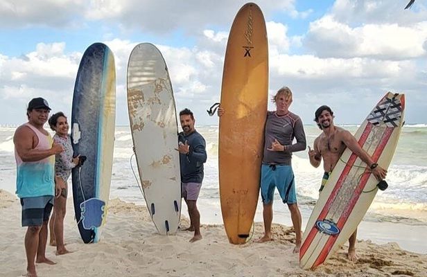 Surfing Lessons - Learn To Surf In Playa del Carmen