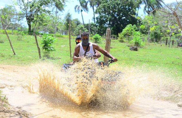 Adrenaline in 4X4 ATV through Macao Beach, Cave, Cafe Tour and Tobacco