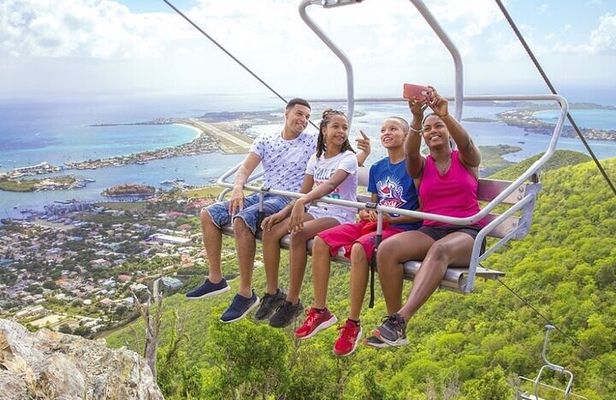 St. Maarten Sky Explorer Adventure: 360° Sentry Hill Experience