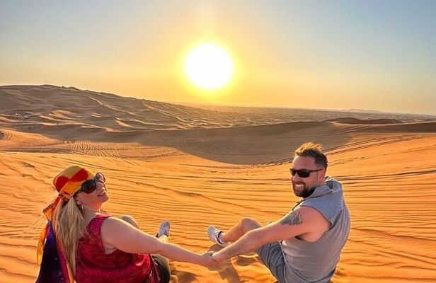 Dubai Evening Desert Safari w/ Barbeque Dinner, Camel Ride & Show