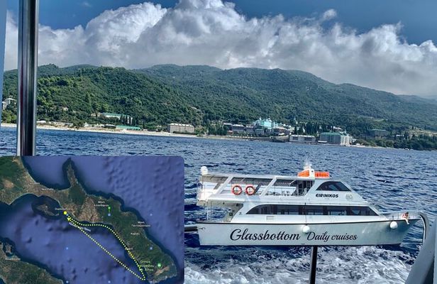 Mount Athos Sightseeing Luxury Cruise with Glassbottom 