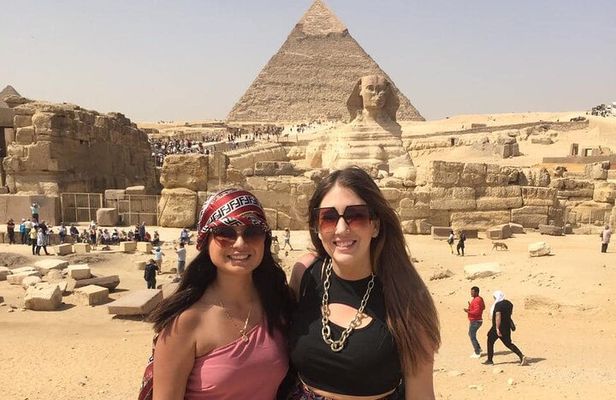 Full Day Private Tour Giza Pyramids Sphinx and Egyptian museum
