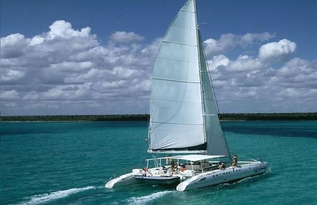 Saona Island Catamaran Adventure with Free Food and Transportation