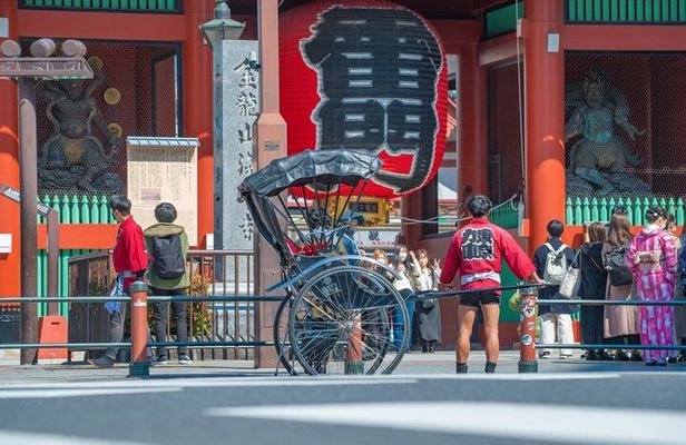 [60 minutes] Rickshaw tour around Asakusa [Complete Asakusa tour/power spots]
