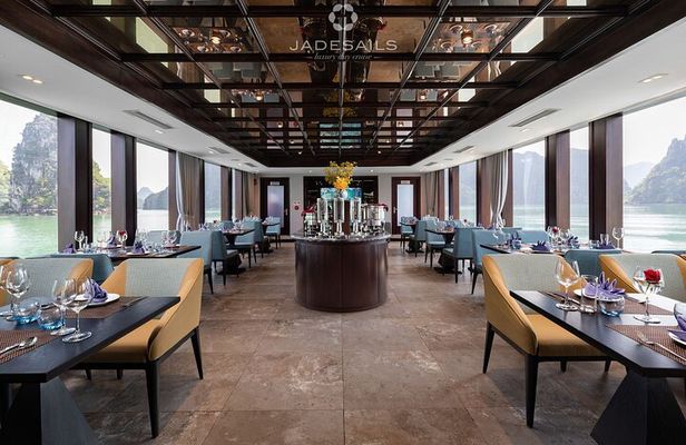 Luxury Jade Sail Day Cruise Tour in Ha Long Bay and Lan Ha Bay