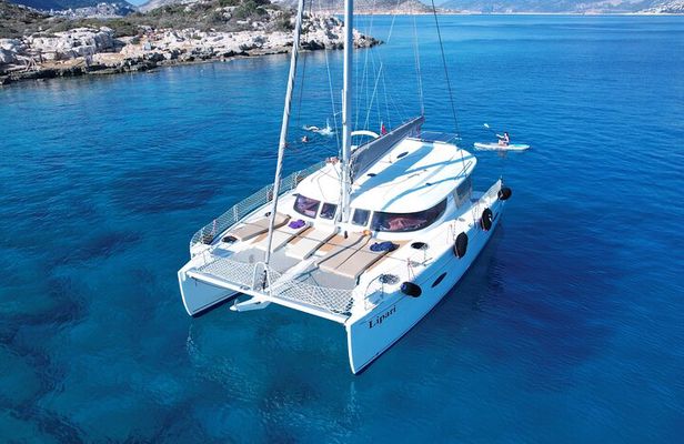 Full-Day Exclusive Catamaran Cruise in Kaş with lunch