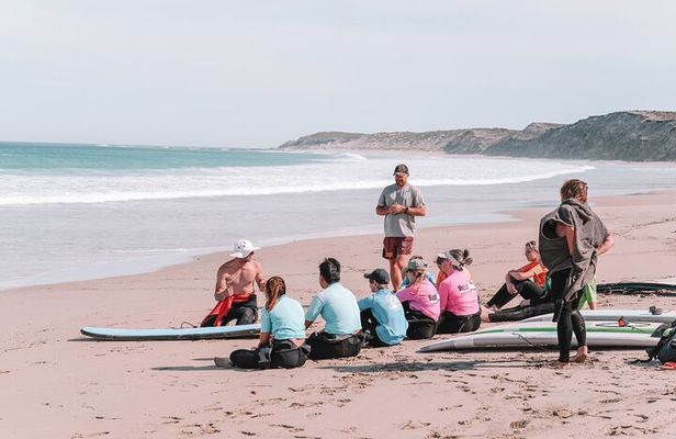 Group Surf Lesson in Corny Point