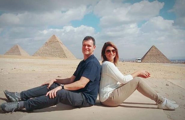 Giza Pyramids, the Grand Egyptian museum " GEM "