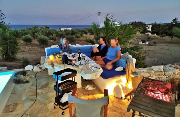 Romantic BBQ VIP Experience at a Private Sea View Villa Paros